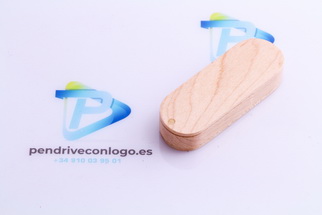 Memoria USB de madera