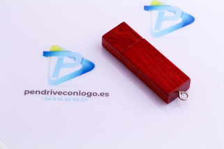 Memoria USB de madera