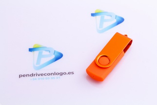 memoria USB plástico con metal